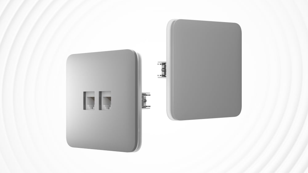 Outlet (LAN) y CoverPlate